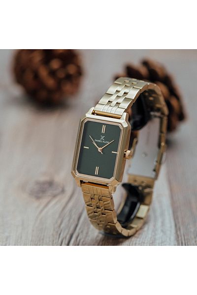 Daniel Klein Dke.1.10054 Minimal 6 Colors Rectangular Square Classic Women's Wristwatch