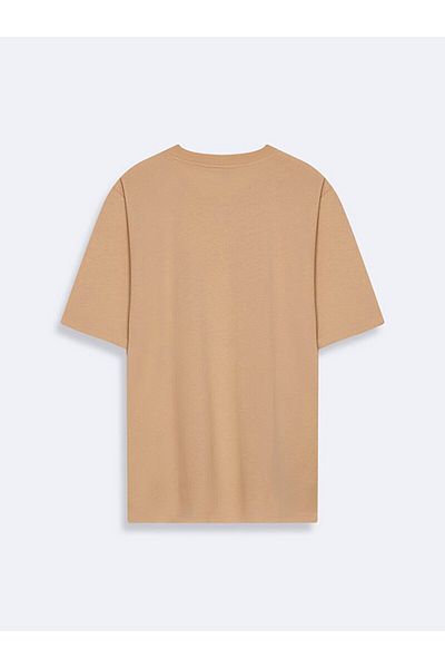 Ltb Brown Text T-shirt