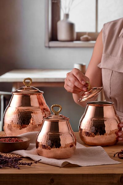 Emsan 17 cm Göbeklitepe Copper Spice Rack
