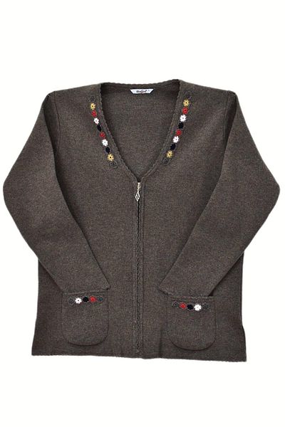 BELİN Women's Mother Zipper Cardigan Bgl-St03940