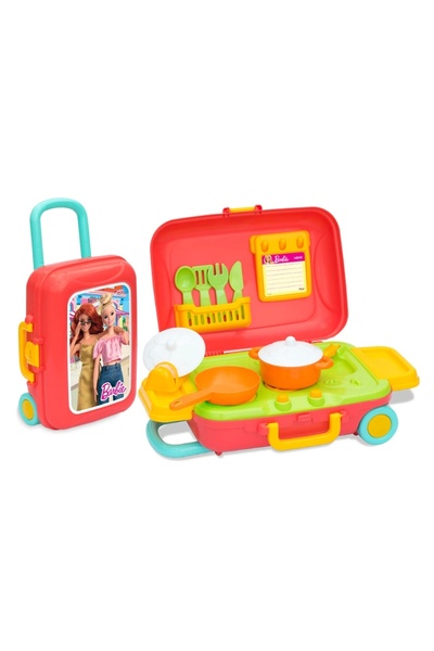 Barbie Barbıe Mutfak Set Bavulum Dede-03478