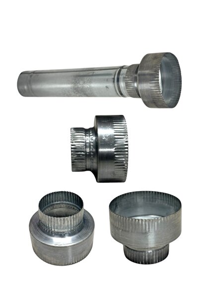 pratikoutdoor Soba Borusu Büyütücü - Boru Büyütücü Adaptör 8cm'den 13cm'ye