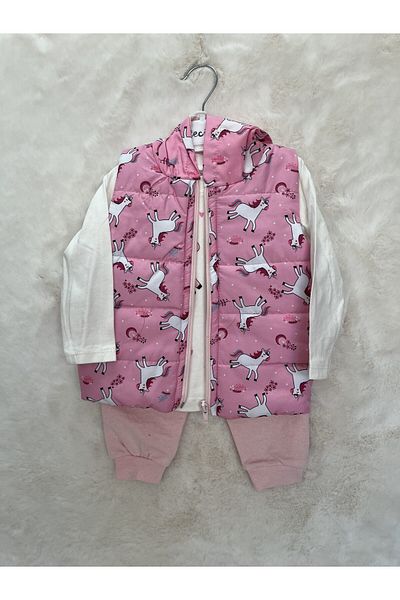Necix's Unicorn Pattern Inflatable Vest Triple Set