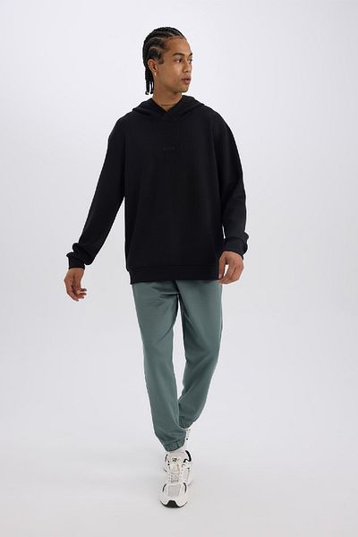 DeFacto DeFactoFit - Sports Jogger Sweatpants, Standard Fit, ίσια με τσέπες και ελαστικό πόδι μέσης D3742AX24WN