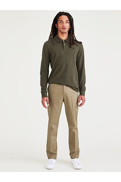 Dockers Signature Stain Defender Creased Slim Fit Trousers