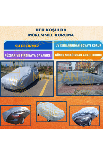 SELVİ Hyundai Atos Car Tarpaulin - Auto Cover and Tent