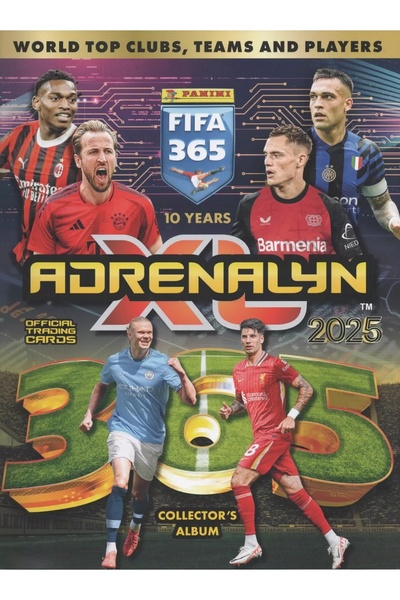 Doğan Oyuncak Dünyası Panini Fifa 365 Adrenalyn XL 2025 Player Card - Football Player Cards - Trading Player Card - 25 Pack