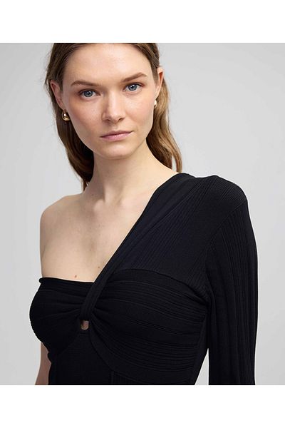 İpekyol Asymmetrical Sleeve Knitwear Dress