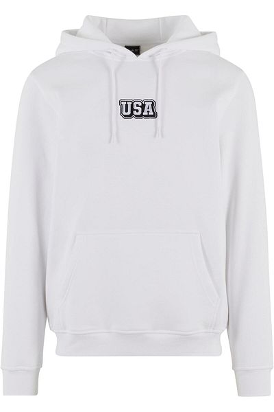 Mister Tee Usa College Wording Patch Hoody
