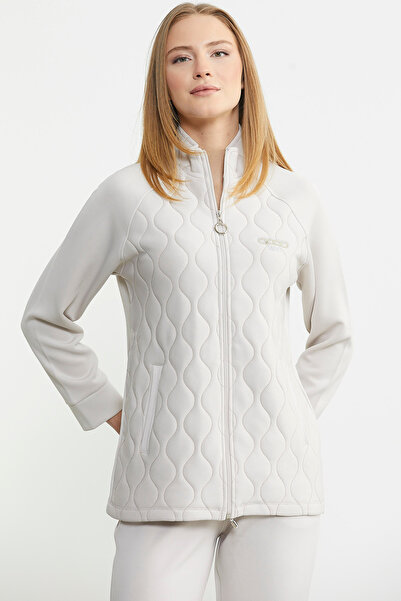 Sementa Σετ αθλητικής φόρμας με φερμουάρ σε πέτρινο χρώμα