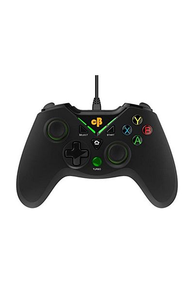Cosmic Byte C1070t Gamepad | Black | Wireless | For Pc/ps3 | Enhanced Grip | Double Triggers