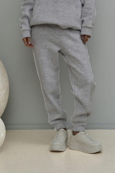 YAKAMEL Γυναικείο χειμερινό αθλητικό παντελόνι jogger με ελαστικό τελείωμα κα...