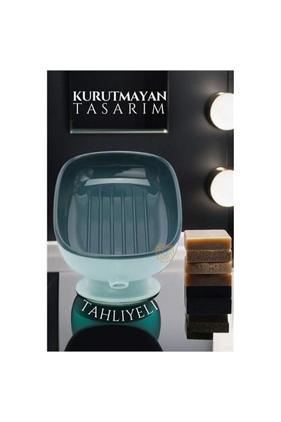Skygo 19 Suction Cup Drain Soap Dish Non-Drying Design