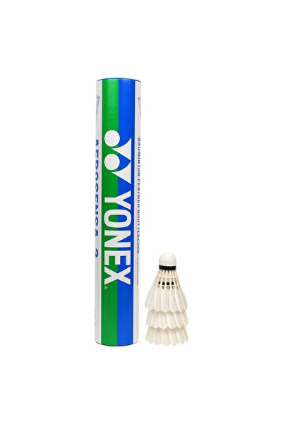 YONEX Aerosensa 2 Feather Shuttlecocks | White | Medium Speed | Real Goose Fe...