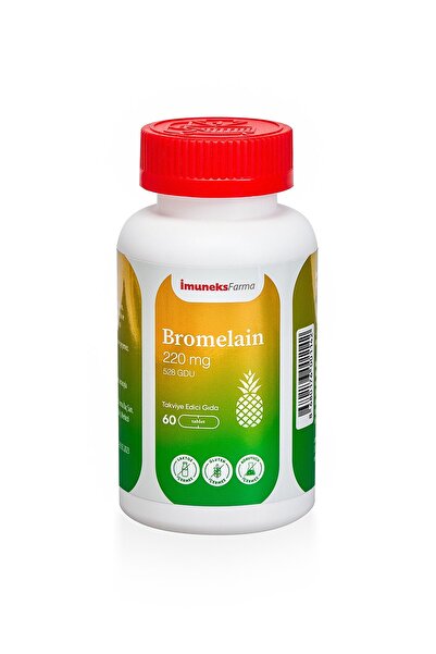 Imuneks Farma إيمونيكس فارما بروميلين 220 مجم مكمل غذائي 60 قرص