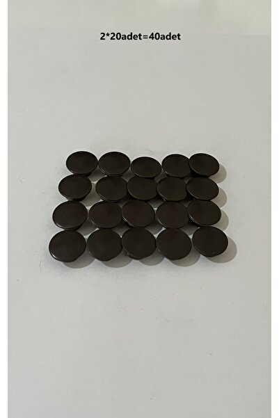 HOMDEP Çelik Kapı Vida Gizleme Tıpası -40 ADET- KAHVERENGİ