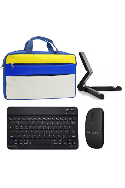 Microcase Huawei MatePad SE 11 ile uyumlu Tablet Çanta+Bluetooth Klavye+Mouse...