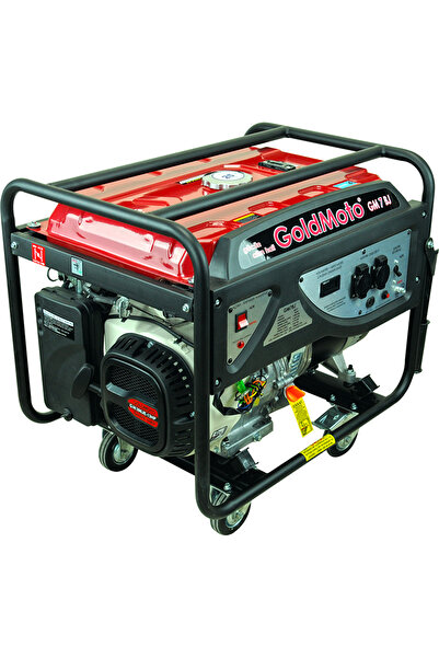 Genel Markalar GoldMoto GM7BJ 6.6Kva Monofaze İpli Benzinli Jeneratör