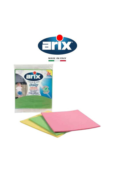 ARIX Pure Clean: قطعة قماش إسفنجية من السليلوز الطبيعي الناعم من Arix جديدة ل...