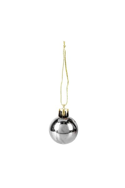 Lider MAGNESİA Silver Ball Christmas Tree Ornament