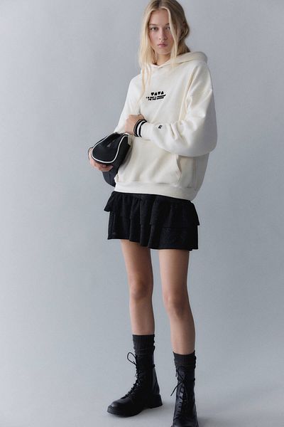 Pull & Bear Graphic print hoodie