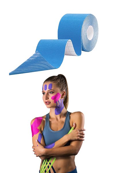 BLACK DEER Kinesiology Pain Tape Αυχένας Πόνος Αρθρώσεων Αθλητικές Ταινίες Πόνου 5cm X 5m Ortholand