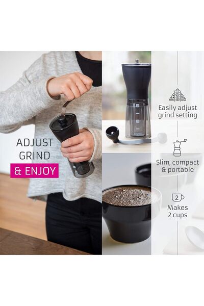 Hario Plus Mini-Slim Ceramic Burr Coffee Mill