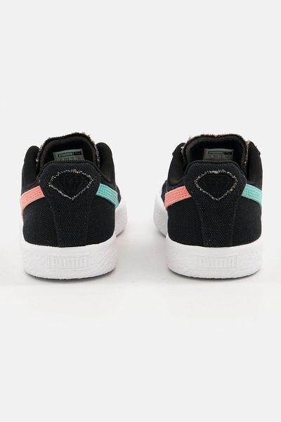 Puma Kids Boy Clyde Diamond Supply Lace Up Outdoor Shoes, Black Combo