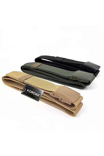 KORDAK Μπεζ Πλαστικό Καπάκι Πόρπης Αντιολισθητική Ζώνη Palaska - Μοντέλο Kml