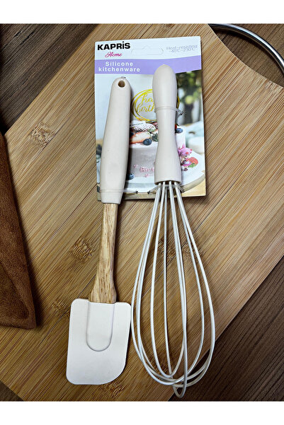 Kapris 2 Li Silikon Stapula Ve Çırpıcı Seti Bej KAP-608