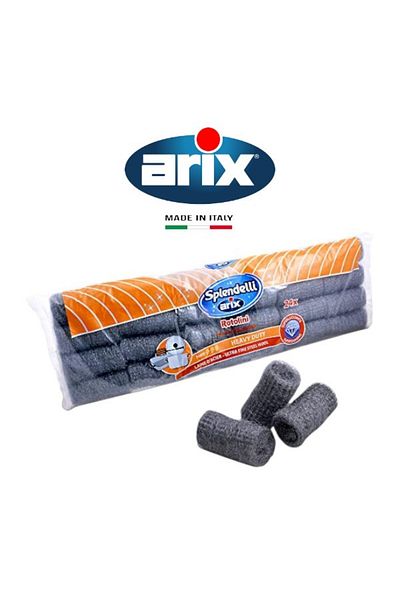 ARIX Splendelli Ultrafine Steel Wool Rolls - Pack of 24 pcs