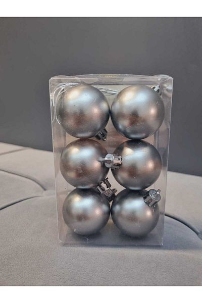 Lider MAGNESİA Silver Ball Christmas Tree Ornament