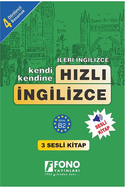 Fono Yayınları Fast English Level 4 (3 Books) (with voice-over)