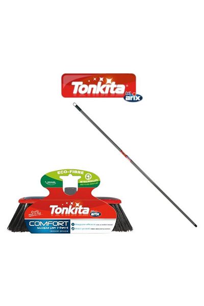 Tonkita Pro Comfort+ Stick Broom