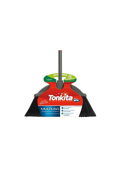 Tonkita Pro In&Outdoor Broom + Stick