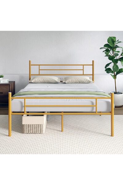 Özgök Tarım Özgök Tarım CNDHOME Metal Karyola HSN Metal Karyola Siyah Renk, Çift Kişilik, Ölçü Seçenekli