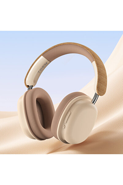 WIWU Bluetooth Kulaklık Wiwu TD-05 Elite Serisi Katlanabilir Pure Bass Hi-Fi Kulak Üstü v5.3 Haki