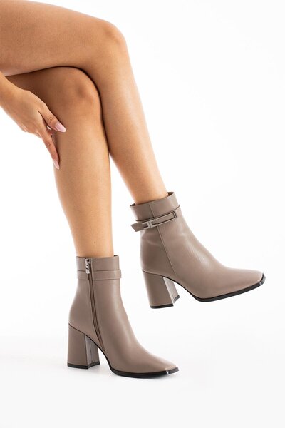 FOLLİNİ Ghete de damă din piele naturală - nurcă