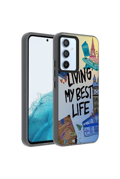 Ummeslem غطاء صلب بنمط التنين متوافق مع هاتف Galaxy A14