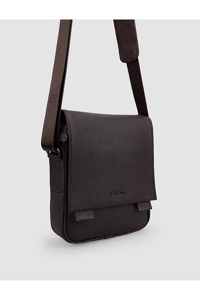 Cabani 100% Genuine Leather Brown Messenger Bag