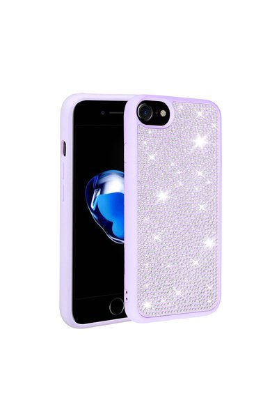 Ummeslem Compatible Case for Apple iPhone 7 Case Shiny Rhinestone Design Ston...