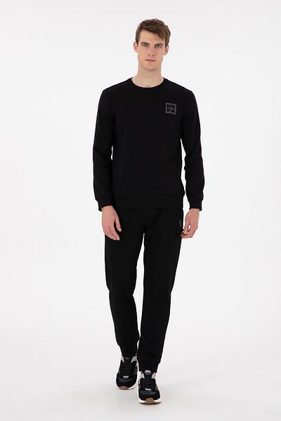 U.S. Polo Assn. Pantaloni de trening negri pentru bărbați 50293452 -VR046
