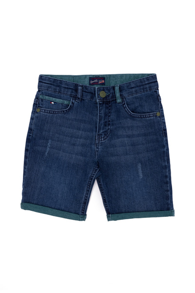 U.S. Polo Assn. Erkek Çocuk Haki Jean Şort 50247282-VR027