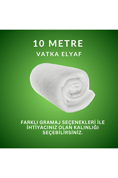 Elyaf Sepeti Vatka Elyaf Elyaf Metrelik 10 Metre Eni 2.10 200 gram
