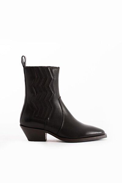 FOLLİNİ Kadın Hakiki Deri Dallas Bot Kahve