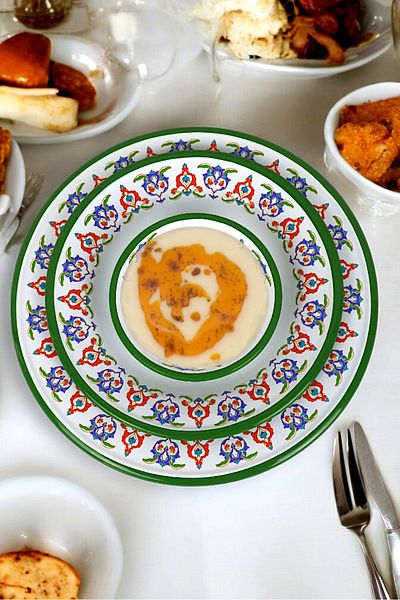 İnci Emaye 13-24-30 No 3-Piece Enameled Dinner Plate, Plate Serving, Food, Camping Picnic, Dowry, Gift