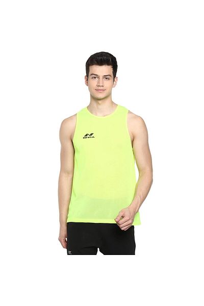 Nivia Air Strike Training Bibs | Fluro Green | Polyester | For Football, Soccer, Rugby