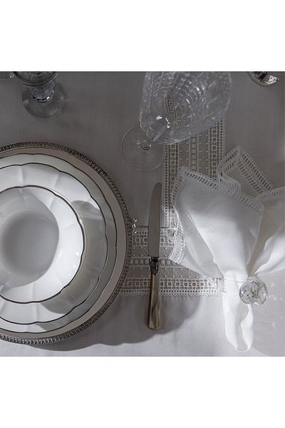 Gül Güler Gloria White Lace Napkin - Pack of 4