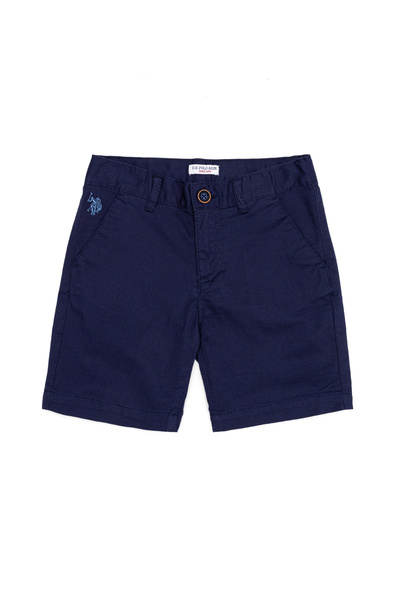 U.S. Polo Assn. Erkek Çocuk Lacivert Dokuma Şort 50246276-VR033