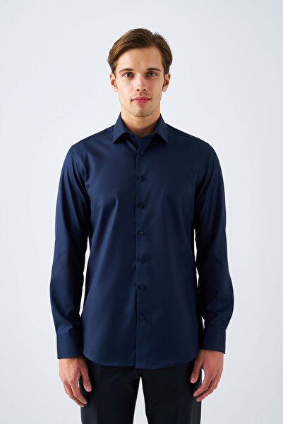 Paşahan Iron-Free Non-Iron 100% Cotton Classic Collar Shirt